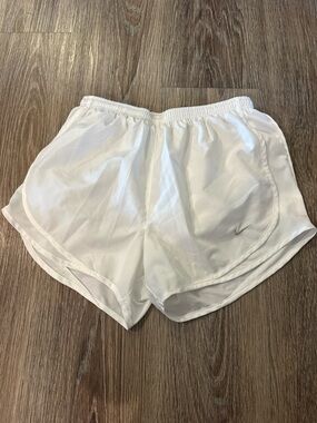 Women’s White Nike Athletic Shorts
